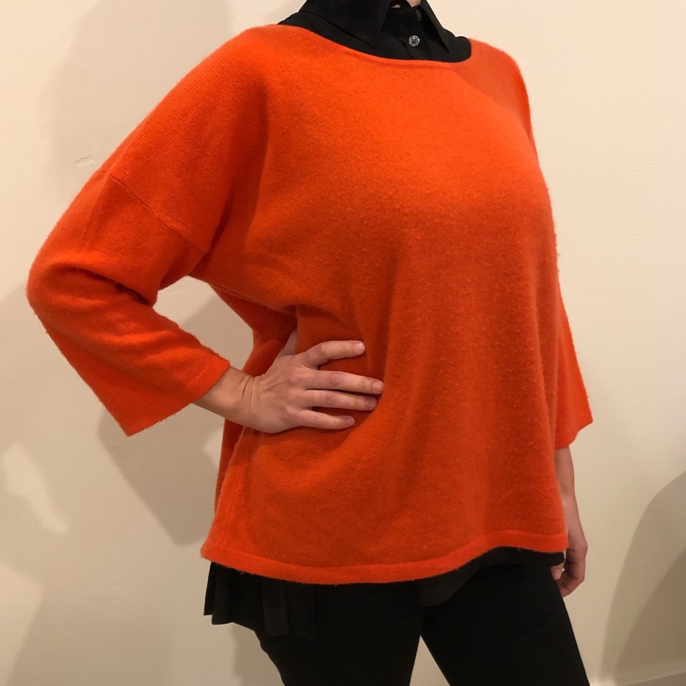 Cashmere 3/4 Sleeve Sweater